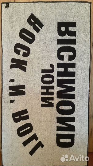 Пляжное полотенце John Richmond,90х170см,черное #1