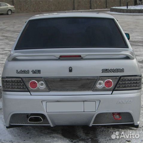 Бампер задний CUP ваз 21099, 2115 тюнинг