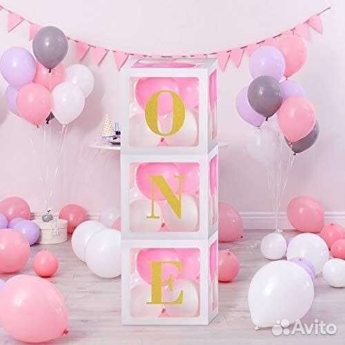 Коробка для шаров декор фотозона аренда