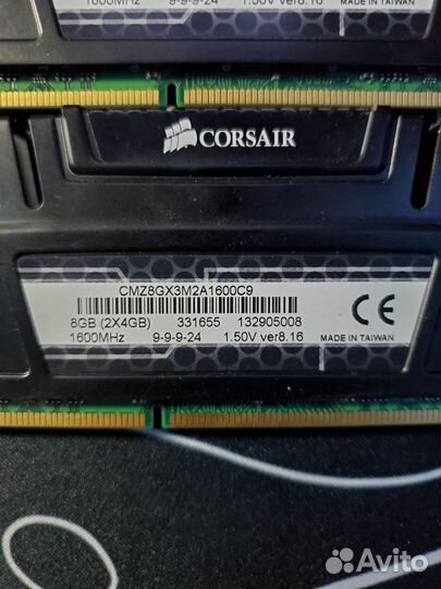 Оперативная память ddr3 8 gb corsair