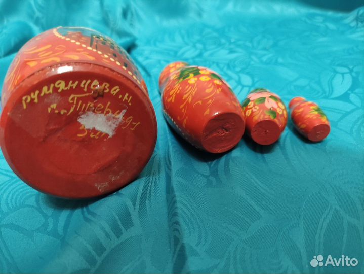 Кукла матрешка 4 шт. авторская