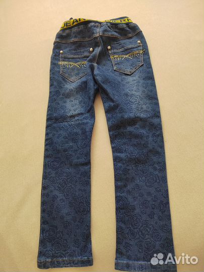 Джинсы для девочки 98