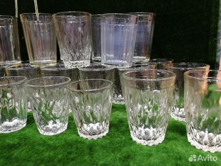Граненый стакан / стаканы 200-250мл стекло СССР
