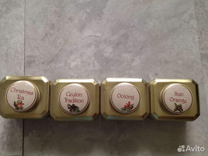 Жестяные банки для чая