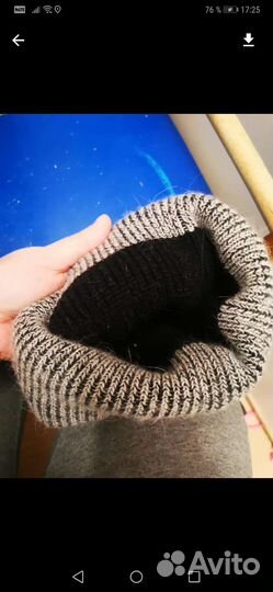 Новая шапка с очками 54-58р