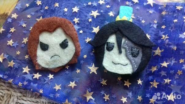 Аниме резинки значки