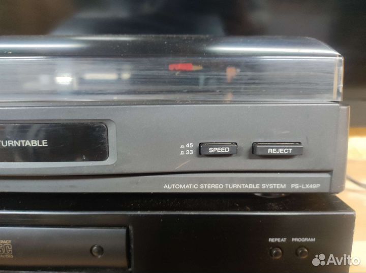 CD дека кассетная дека technics