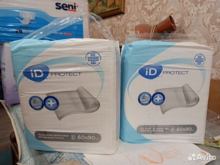 Пеленки одноразовые 60х90 30 штук