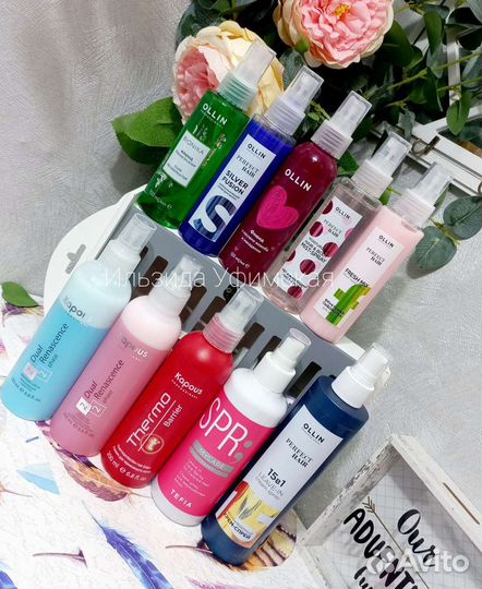 Спрей масло новый ollin оллин для волос