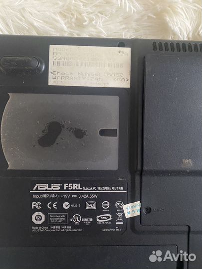 Asus f5rl