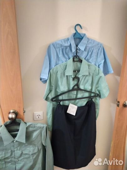 Рубашка форменная с длинным и коротким рукавом