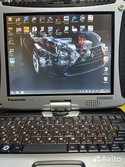 Защищенный ноутбук Panasonic cf 19 core i5 8gb