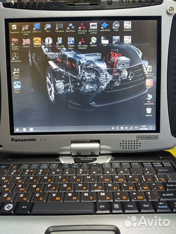 Защищенный ноутбук Panasonic cf 19 core i5 8gb