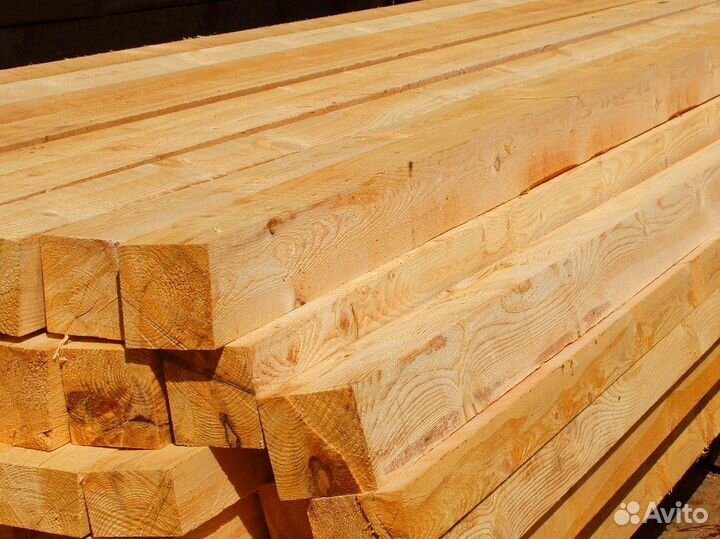Брус от производителя 100х150мм, лиственница
