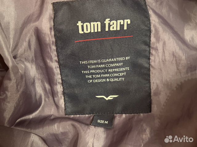 Куртка зимняя мужская tom farr