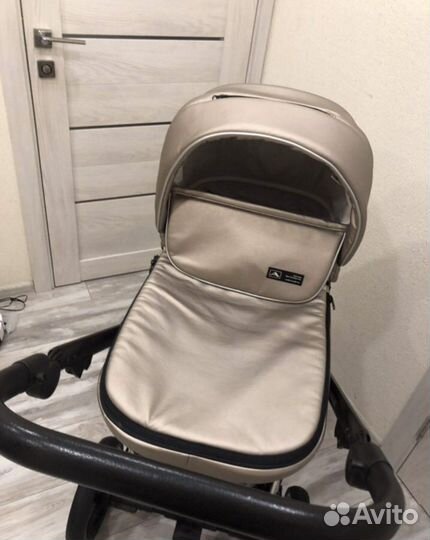Коляска adamex 3 в 1 экокожа