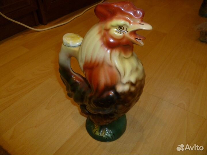 Графин петух керамика СССР