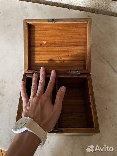 Хьюмидор для сигар антикварный, дерево