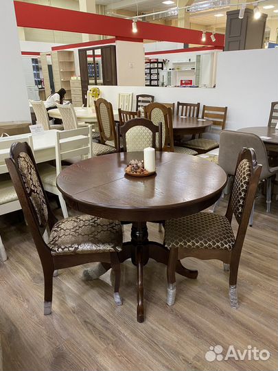 Стол массив круглый 