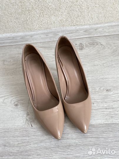 Туфли лодочки бежевые