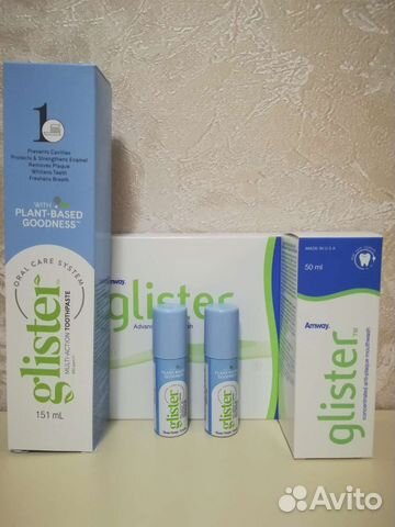 Средства для ухода за полостью рта глистер