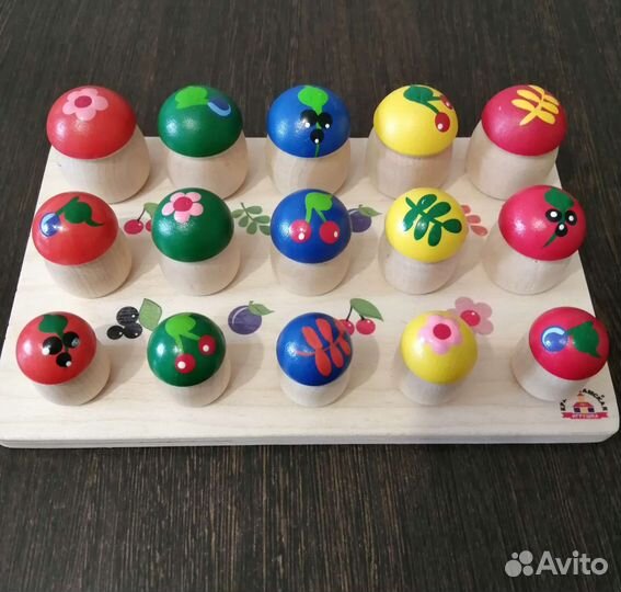 Развивающие деревянные игрушки