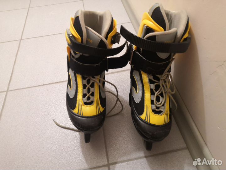 Коньки детские раздвижные р. 34-37