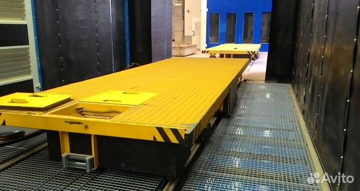 Передаточная тележка на рельсовом ходу для завода