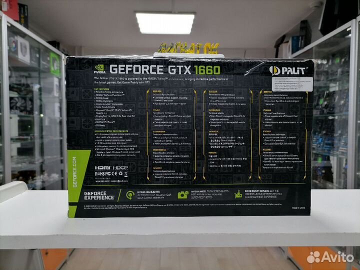 Видеокарта GTX 1660 6gb