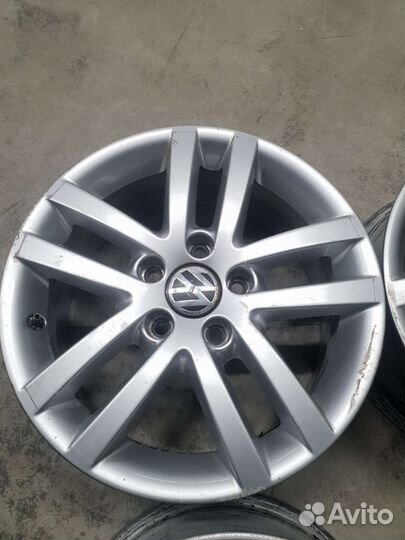Диски после ремонта оригинал Vw Golf R16