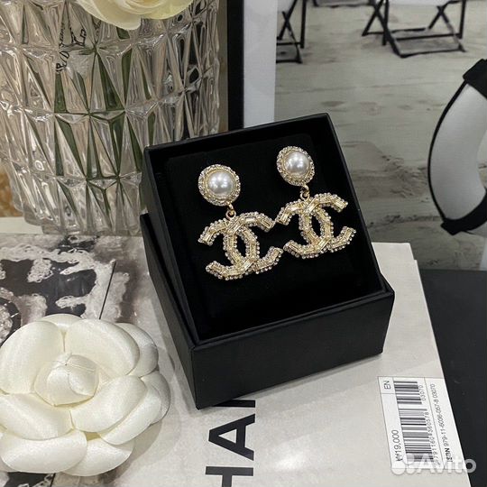 Серьги Chanel