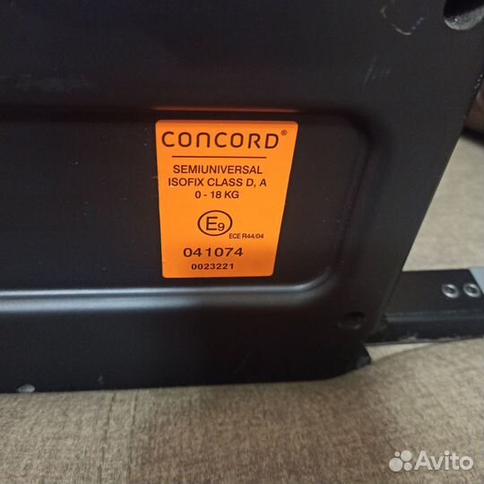 Автокресло Concord ultimax isofix