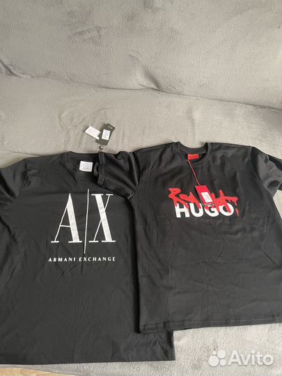 Футболка AX/Armani и Hugo Boss