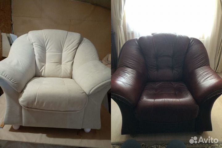 Перетяжка мебели / Перетяжка кроватей