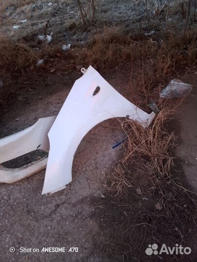 Крылья и бампер хундай Солярис 2018