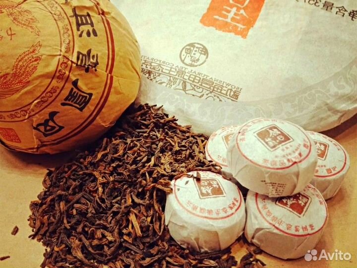 Злой Китайский чай Пуэр мини точа на замену алко