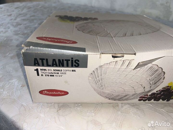 Стеклянная фруктовница