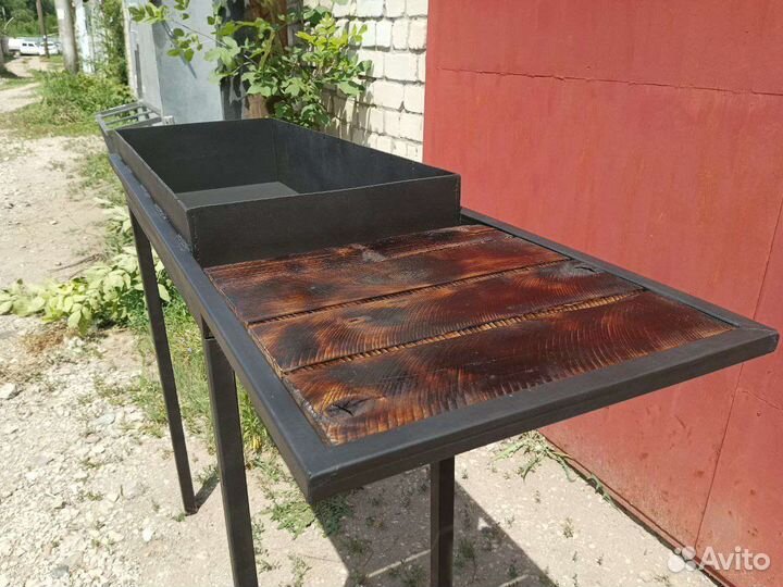 Мангал с полкой (простой)