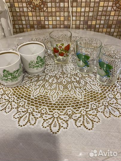 Бокалы кружки для чая