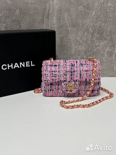 Мини сумка Chanel 2.55 твид