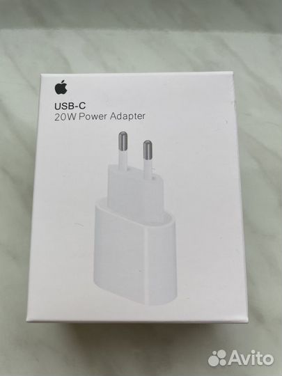 Блок питания 20W Type-C (USB-C) адаптер для iPhone
