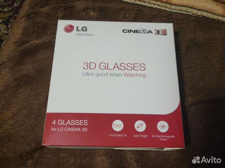 3d очки lg 4 штуки