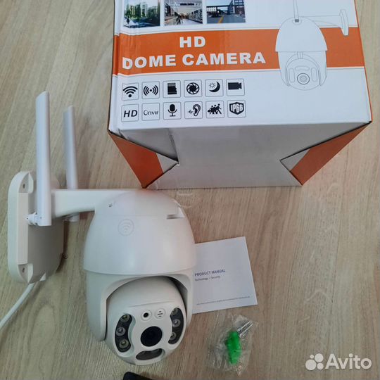 Камера видеонаблюдения wifi уличная. Новая
