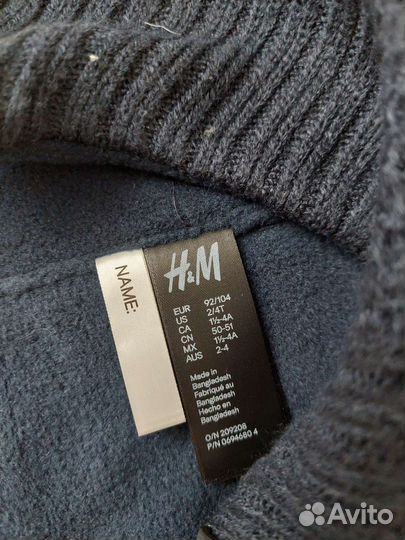 Шапка детская H&M 92/104 Манишка детская