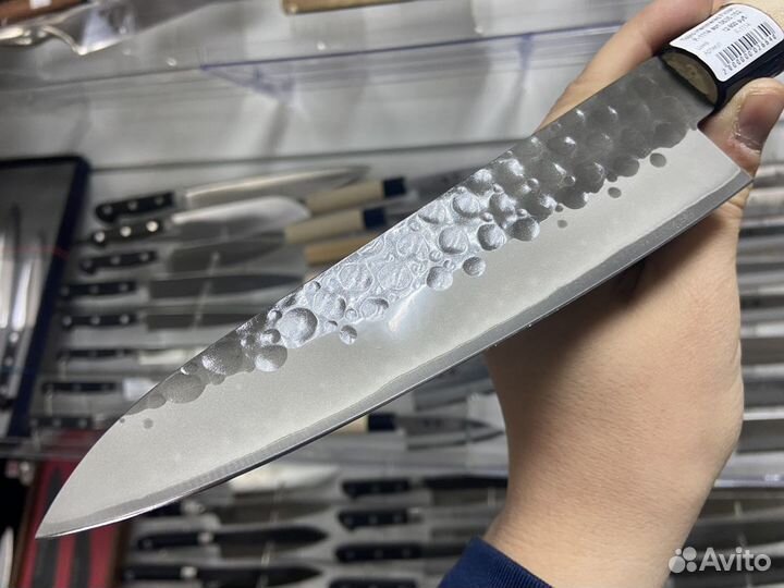 Нож Кухонный Шеф Tojiro Hammered Finish F-1114