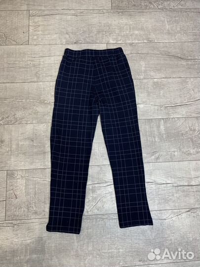 Брюки в клетку акула