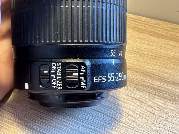Объектив canon ef s 55 250mm