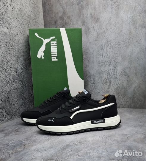 Кеды мужские кожаные puma