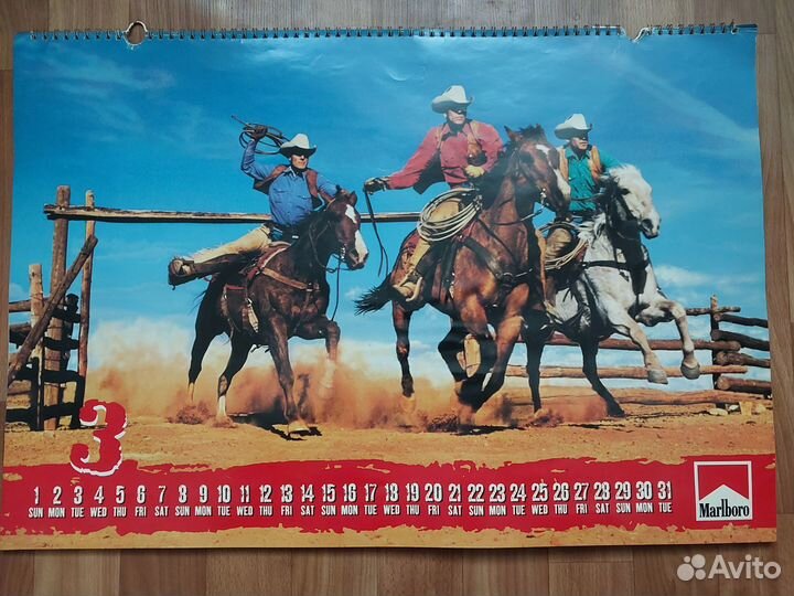 Календарь Marlboro 1998 г