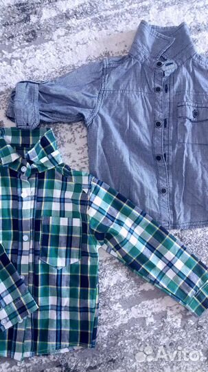 Детские рубашки для мальчика 86